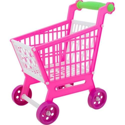 Mini Shopping Cart, Supermarket Handcart Trolley Cart, for Kids Baby Preschool Shopping Play Toy