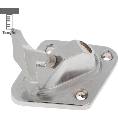 Tooyful Zinc Alloy Drum Set Fix Parts Floor Tom Bracket Tuning Key Percussion Instrument Hardware