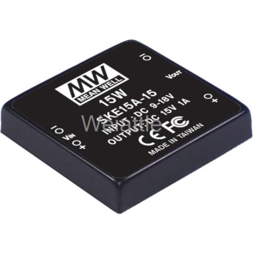 MEAN WELL original SKE15B-24 24V 625mA meanwell SKE15 24V 15W DC-DC Regulated Single Output Converter