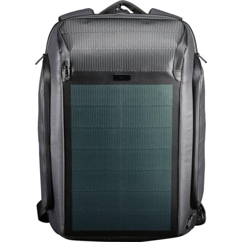 Modoker Beam Energy Backpack Flexible Solar USB Charging Bookbag Multifunctional Computer Bag Travel Waterproof Durable Rucksack