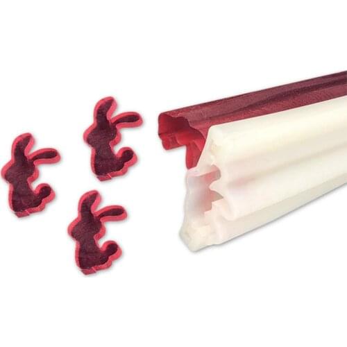 Silicone Soap Mold Rabbit Tube Column Mold DIY Handmade Cake Embed Soap Mould For Kitchen Making Candle Pudding Cake