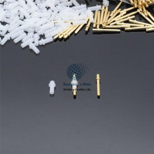 Dental Long PIN WITH SLEEVES Dental Lab Suppliers Large Size 20mm 1000Sets