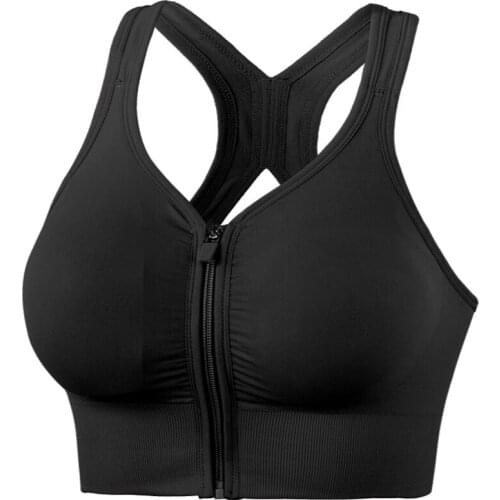 THUNSHION Sports Bra Crop Top Fitness Women Sportswear Feminine Gym Underwear Running Push Up Lingerie Yoga Workout