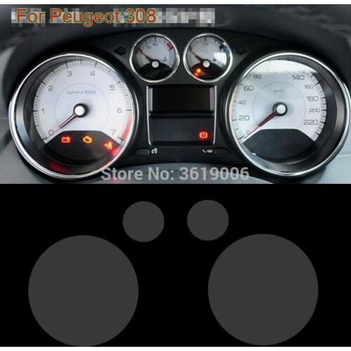 TOMMIA For Peugeot 308 2012-14 Screen Protector HD 4H Dashboard Protection Film Anti-scratches Car Sticker