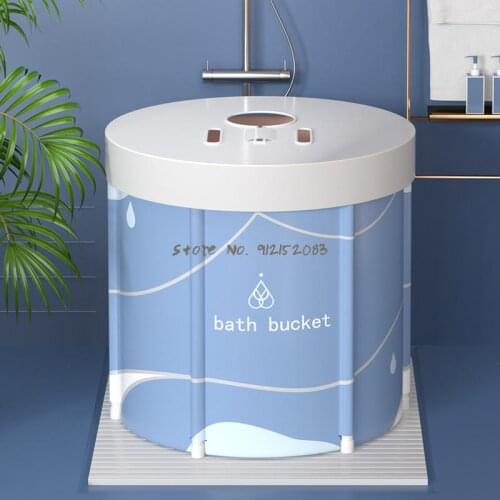 Bath Bucket Adult Foldable Heating Bath Bucket Household Bidet Body Bath Bucket Bathtub Adult Artifact