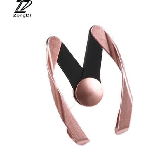 ZD For Renault Megane 2 3 Duster VW Touran Passat B6 Golf 7 T5 T4 Fiat 500 Car Air Conditioning Outlet Mobile Phone Stand Holder