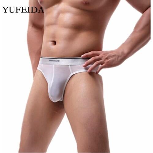 Sexy Mens Briefs Underwear Sexy Bikini Briefs Low Rise Underpants Penis Pouch Male Swimwear Gay Sissy Panties Nightwear Thongs
