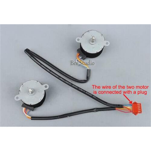 2PCS DC 12V 35BY412 Micro 35MM Full Metal Gearbox gear Stepper Stepping Motor 2-Phase 4-Wire Reduction ratio 1/42.5