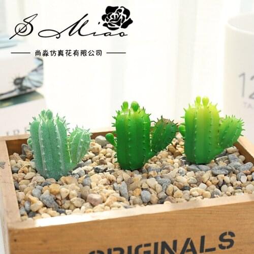 1PC DIY Mini Artificial Succulent Plants Potted Bonsai Flower Garden Home Balcony Dining Table Desk Window Decoration Plants