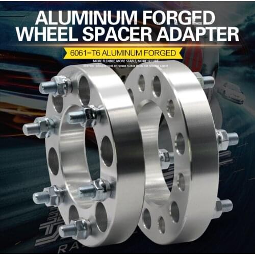 2 Pieces 25/30/35/38mm PCD 6x139.7 CB 108 mm Wheel Spacer Adapter 6 Lug Suit For Universal Car M1/2 or M12XP1.5 or M12XP1.25