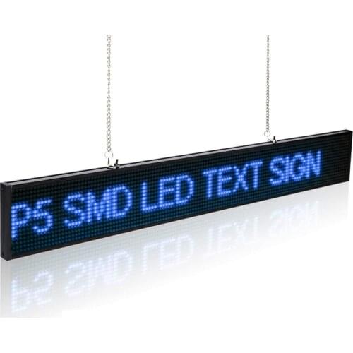 7.8x40inch Wifi Wireless Remote Control Red SMD Scrolling LED Sign Programmable Message Board,LED Sign Screen Message Display