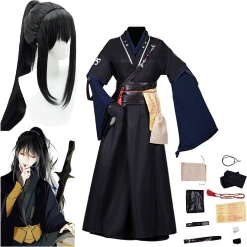 Anime Mo Dao Zu Shi Cosplay Kostuums Pruik Xue Yang Cosplay De Ongetemde Grootmeester Van Demonische Teelt Kostuums Voor Mannen