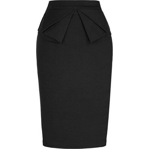 APRIL MODA Slit Pencil Skirts