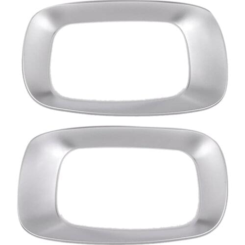 Car-Styling Abs Matt Chrome Car Seat Side Frame Cover Trim Accessories for Land Rover Range Rover Evoque 2012-2015