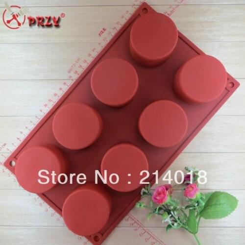 Free shipping 8 hole silicon mold Cake decoration mold Cake mold manual soap mold NO:.SI0902
