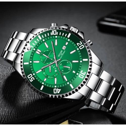 DIJANES Mens Waterproof Watch