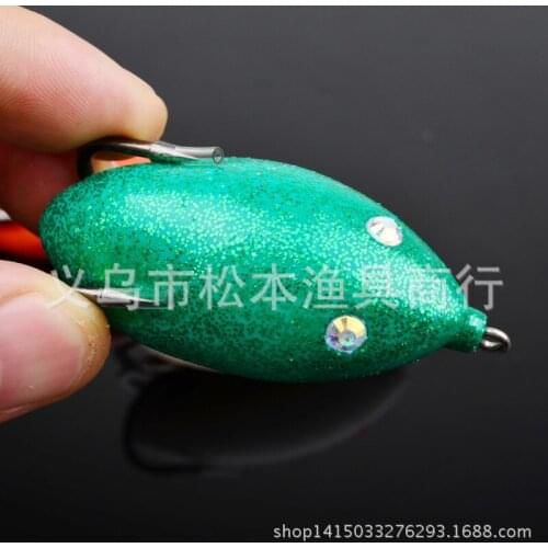 100pcs/lot 2.5" 6.35cm classic Ray frog bait lures bait lures 0.52OZ 14.6g blackfish Tackle Lure dwrs6110e