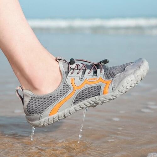 Mens Barefoot Swimming Shoes Quick-Drying Breathable AquaIn Upstream Non-Slip Outdoor Wear-Resistant Beach Hiking Sports Shoes