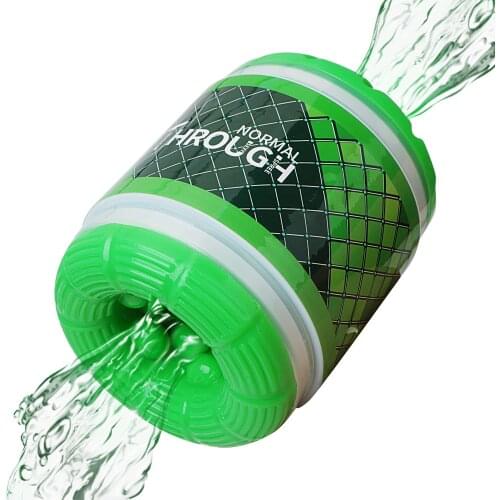 Male Masturbator Dual Channel Artificial Vagina Blowjob TPE Adult Products Dual Channel Masturbator Cup Sex Toys For Men Adult