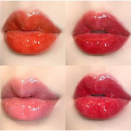 Natural High Gloss Lipstick Long Lasting Moisturizing Lips Gloss Oil Care Serum Plumping Lines Lip Nourishing Lip Reduce I3V6