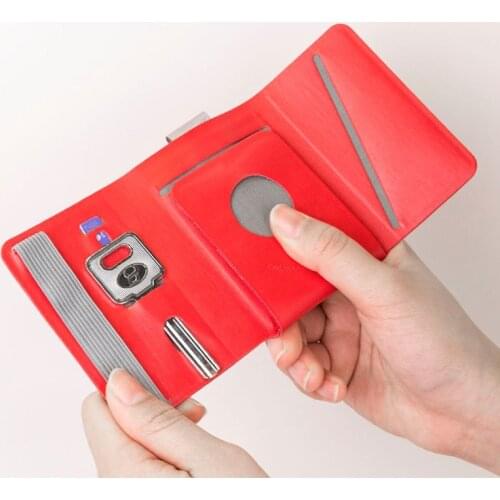 New Mini Wallet Credit ID Card Holder Purse Money Case Security Expandable Coin Purse Keychain Cover Bag