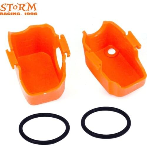 Front Clutch&Brake Fluid Reservoir Guard Protector Cover For SX EXC XCF SXF XC XCF-W XCW SMR XCR-W 125 200 250 300 350 450 530