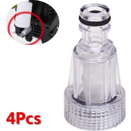 4Pcs Plastic Machine Water Filter High-pressure Connection Fit For Karcher K2 K3 K4 K5 K6 K7 Series Pressure Washers Car Washing
