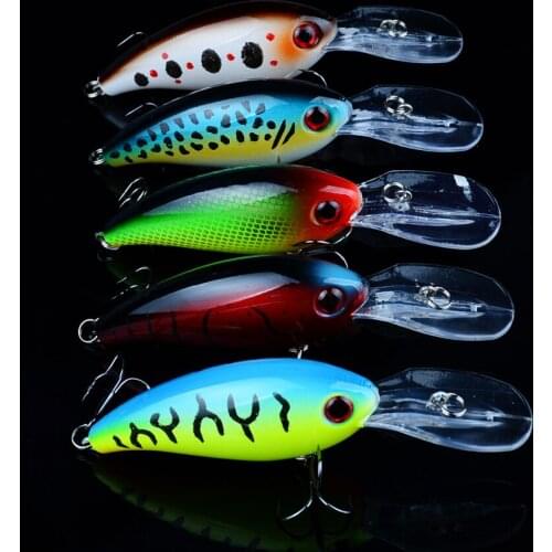 60Pcs Crank Fishing Lure Bait Wobbler 14g 10cm Minnow Isca Artificial Lures Crankbait Leurre de Bass Pike Trolling Pesca Tackle
