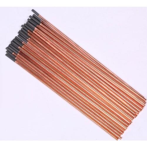 5pcs New flat round arc air gouging carbon rod bar 4-10mm welding DC gas gouging gun electrode Graphite Rods Soldering Supplies