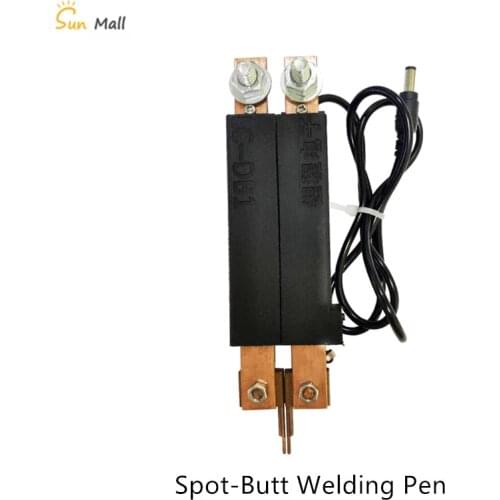 Spot welding machine integrated weld pen hand held automatic trigger multi functional split butt welding tongs polymer to nickel