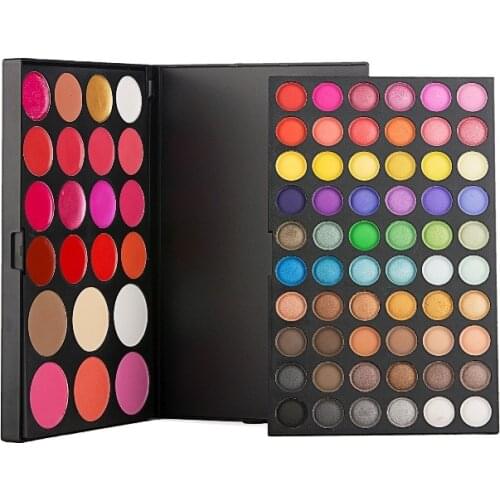 Eyeshadow Powder Eyelid Beauty Makeup Palette Colorful Shadows Professional Powder Blender Gorgeous Cosmetic for DailyLife Party