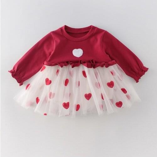 Spring Autumn Infant Rompers Lovely Gauze Long-sleeve Toddler Dress Skirt Cute Girl Princess Jumpsuit Onesie Clothes Outfits Set