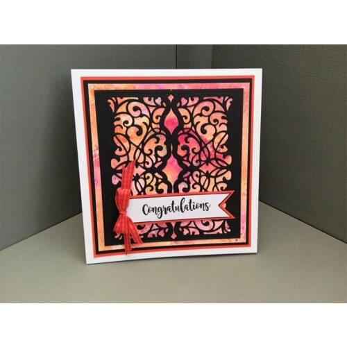 Vintage Spiral Flower Border Metal Cutting Dies For DIY Scrapbooking Embossing Paper Cards Making Crafts Supplies New 2019 Dies