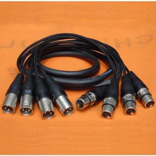 High quality Pro Audio 4 channel Stage Snake Cable 2M