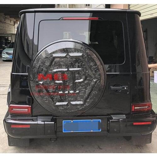 W463A W464 g350 g500 g550 g63 G-class M style forge carbon Spare tire cover 2018-2020 g wagon