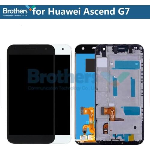 LCD Screen for Huawei Ascend G7 LCD Display for Huawei G7-L01 L03 LCD Assembly Touch Screen Digitizer Phone Replacement Test Top