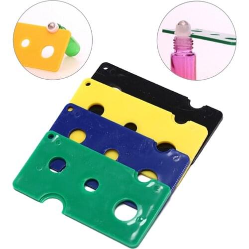 1PC Plastic Oil Bottle Roller Balls Opener Essential Tool Remover Bottles Opener Key Random Clour