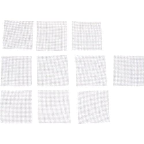 10Pcs Stainless Steel Aquatic Moss Wall/Floor Wire Mesh Pad for Fish Tank Plant