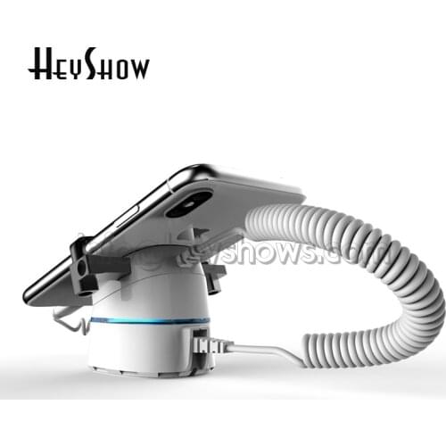 10x Mobile Phone Security Display Stand With Clamp Iphone Anti Theft Alarm System For Smartphone Burglar Alarm In Apple Store