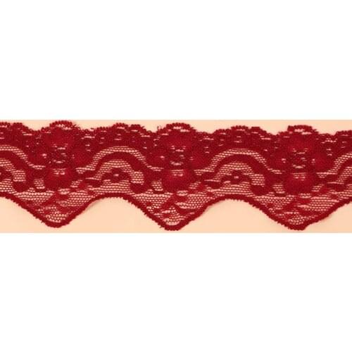 10Yds Elastic Polyester Embroidery Venise Venice Lace Trim Stretch Fabric For Girls Dress Costume Sewing Ribbon