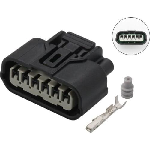 6189-1012 5Pcs/lot Female Car headlamp / LED driver plug Connector with Terminals for Honda Accord 9 Spirior
