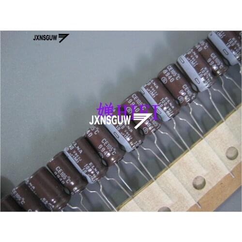 20PCS ELNA RE2J 100V10UF 6.3X11MM Aluminum electrolytic capacitors 10uF/100V 105 degrees 10UF 100V