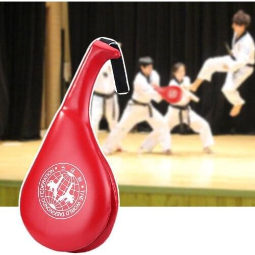 Boxing Pads Taekwondo Karate Equipment Kids Adult Punch Pads Double Target PU MMA Train Sponge Pad Boxing Rebound Fitness
