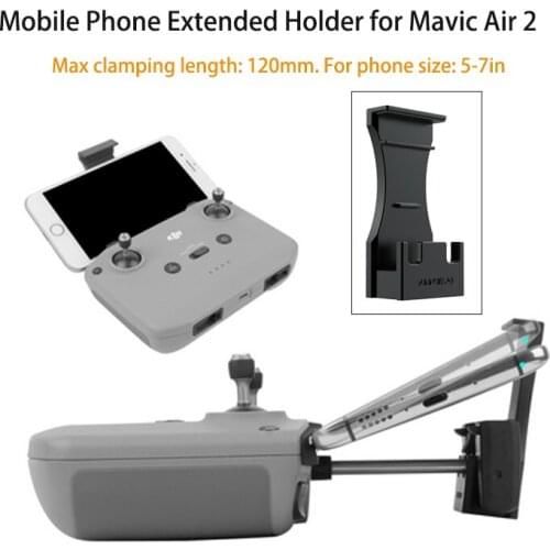 Mobile Phone Holder Large Screen Phones Extended Bracket for Mavic Air 2 mavic mini 2 Remote Controller Drone Accessories