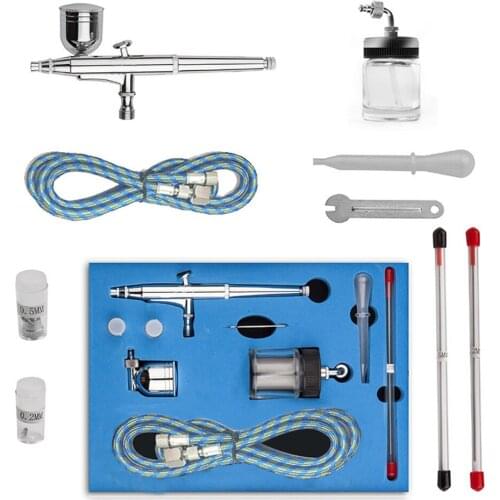 Dual Action Airbrush Kit Needle Air Brush Spray gun body painting airbrush Makeup Styling Tools Nail Art Tattoos