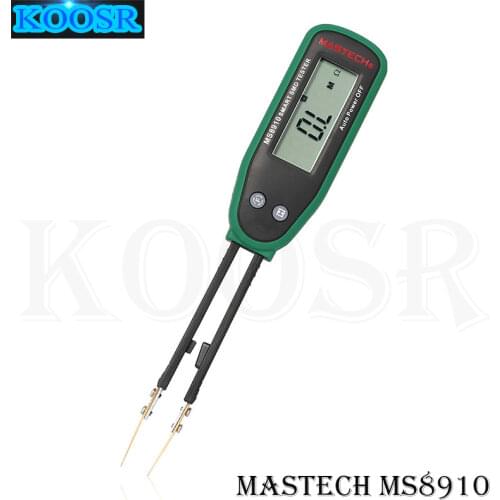 MASTECH MS8910 SMD Tester Detector 3000 Counts Digital Multimeter Smart Resistance Capacitance Diode Meter Auto Scan LCD Display