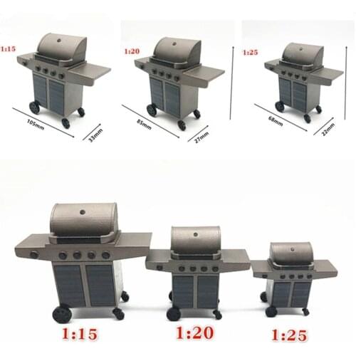 1:15/1:20/1:25 Miniature Dollhouse Stove Barbecue Grill Model DIY Handmade Craft Toy