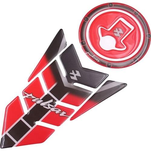 Motorcycle Stickers Pulsar Tank Pad Protector Emblems Decals For Bajaj Pulsar 180 200 400