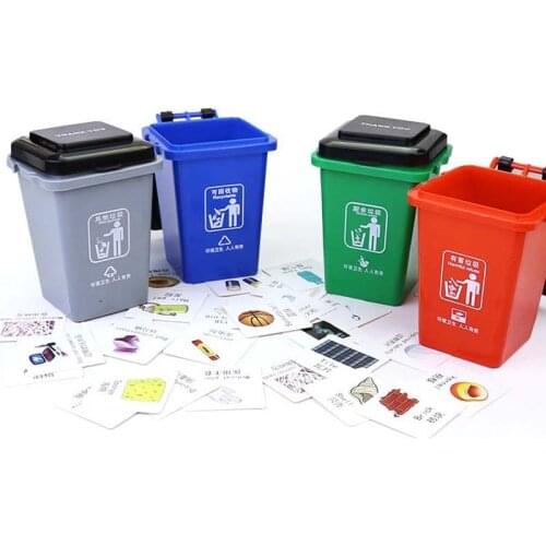 New Educational Playthings For School Kindergarten Home Garbage Classification Toy Children Interesting Portable Party Games