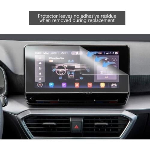 PET Screen Protector For Leon MK4 Navi System 10 Inch 2020 Car Multimedia Radio Display Auto Interior Accessories